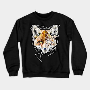 Geometric fox Crewneck Sweatshirt